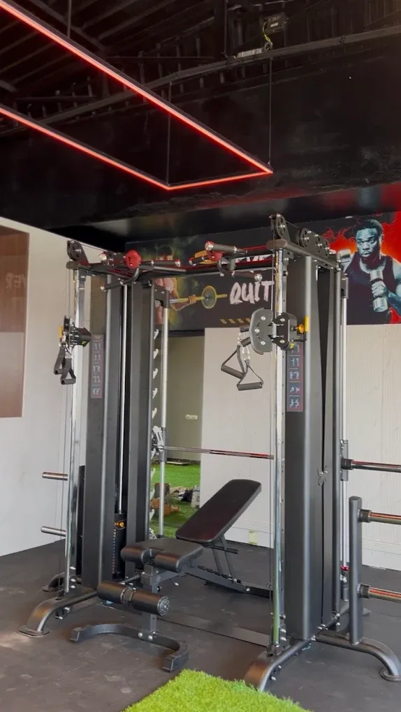 Functional trainer cage at JP Fitness